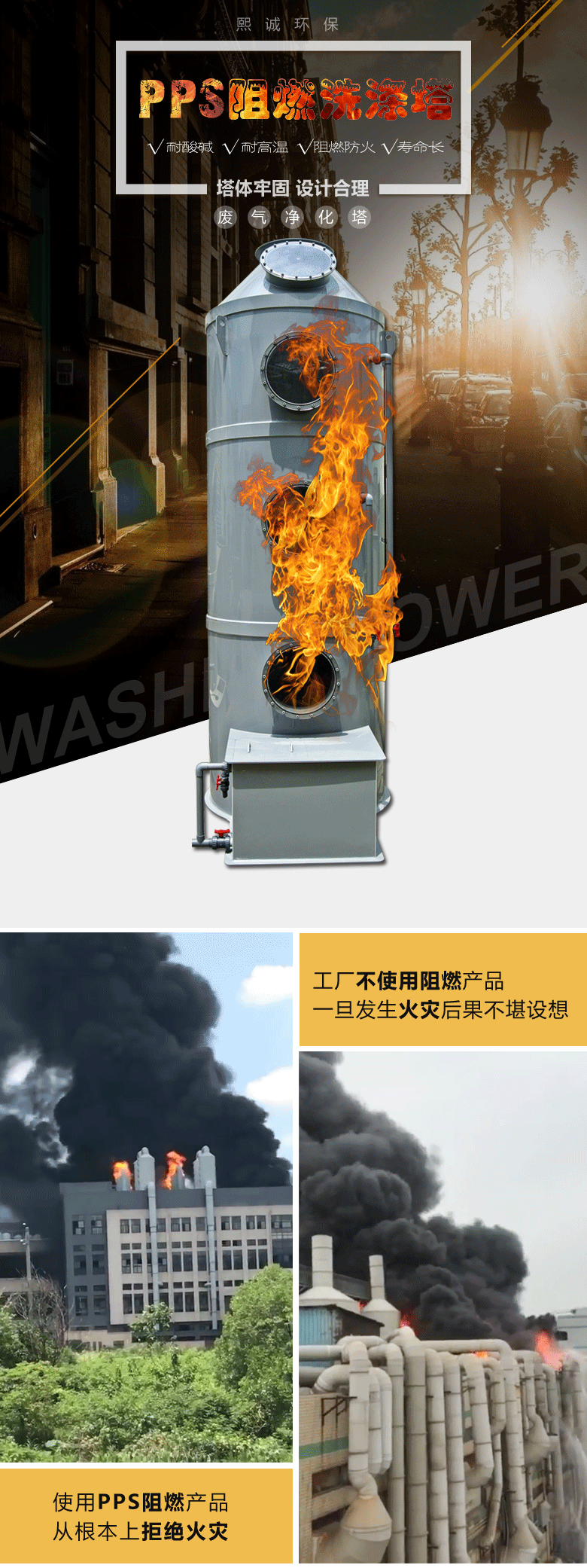 阻燃洗涤塔
