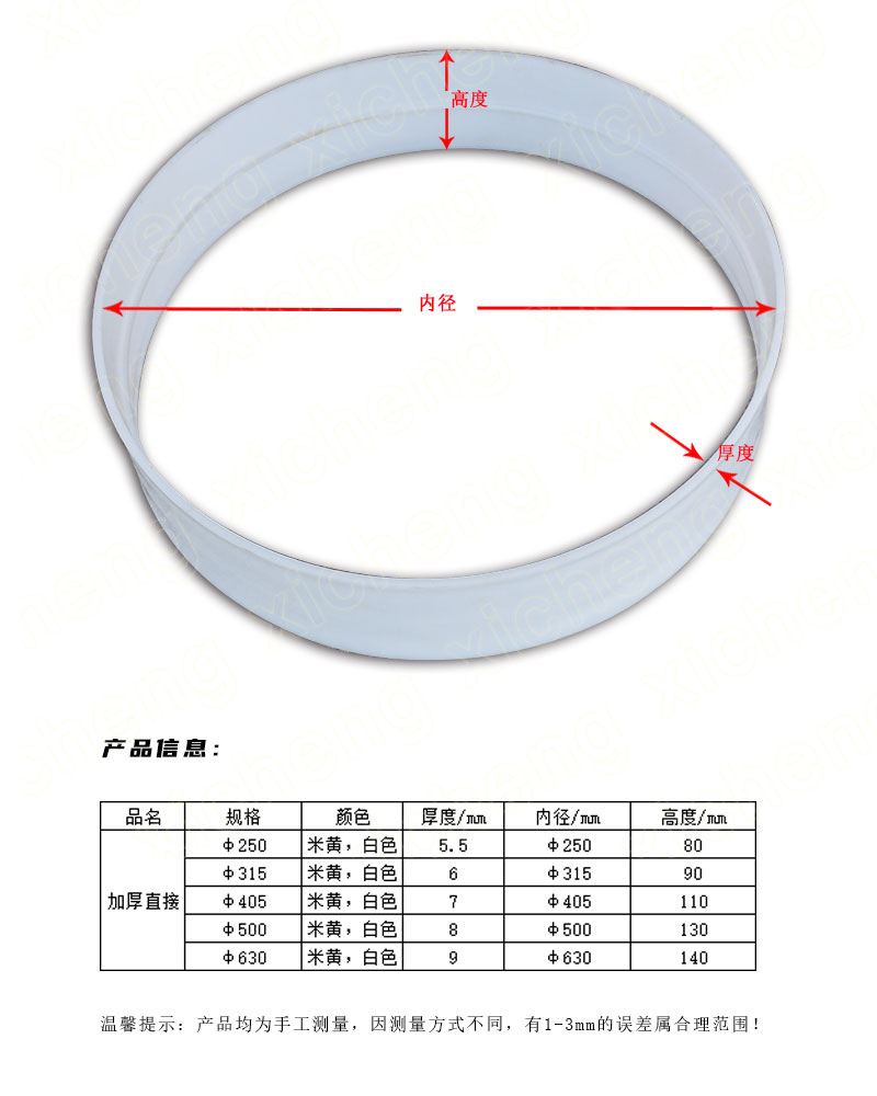 加厚直接规格参数